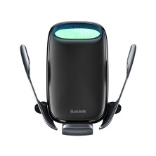 Бездротовий зарядний пристрій Baseus Milky Way Electric Holder з технологією Qi 15W Чорний