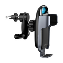 Бездротовий зарядний пристрій Baseus Milky Way Electric Holder з технологією Qi 15W Чорний