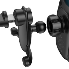 Бездротовий зарядний пристрій Baseus Milky Way Electric Holder з технологією Qi 15W Чорний