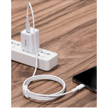 Кабель Baseus BMX Mini MFi certified Cable Type-C to Lightning PD 18W 2,4А 1,8m Білий