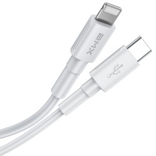 Кабель Baseus BMX Mini MFi certified Cable Type-C to Lightning PD 18W 2,4А 1,8m Білий