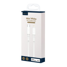 Кабель Baseus BMX Mini MFi certified Cable Type-C to Lightning PD 18W 2,4А 1,8m Білий