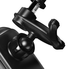 Бездротовий зарядний пристрій Baseus Rock-solid Electric Holder з технологією Qi 10W Сріблястий