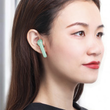 Беспроводные Bluetooth наушники Baseus Encok TWS W09 Зелёный