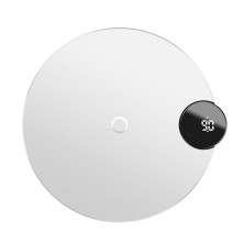 Бездротовий зарядний пристрій Baseus LED Display Wireless Charger з технологією Qi 10W Білий