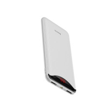 УМБ Baseus Gentleman 10000mAh 2.1А с LED дисплеем Белый