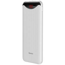УМБ Baseus Gentleman 10000mAh 2.1А з LED дисплеєм Білий