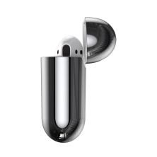 Чехол Baseus Shining hook Case для Apple AirPods/AirPods 2 Серебристый