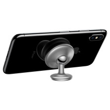 Автотримач для телефону магнітний Baseus Star Ring Magnetic Car Bracket Сріблястий