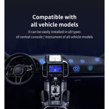 Автотримач для телефону магнітний Baseus Star Ring Magnetic Car Bracket Сріблястий