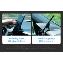 Автотримач для телефону магнітний Baseus Star Ring Magnetic Car Bracket Сріблястий