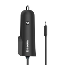 Автомобільний зарядний пристрій Baseus Energy Station 2USB + Кабель Lightning 1м 5.5A Чорний