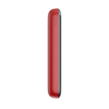 УМБ Baseus Mini S 1in2 Bracket 10000mAh 18W QC3.0 PD з Бездротовий зарядкою Qi 10W Чорний+Червоний