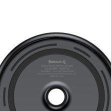 Бездротовий зарядний пристрій Baseus Donut Wireless Charger з технологією Qi 10W Чорний