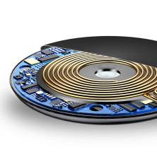 Бездротовий зарядний пристрій Baseus Donut Wireless Charger з технологією Qi 10W Чорний