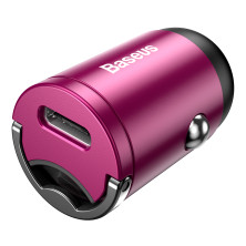 Автомобільний зарядний пристрій Baseus Tiny Star Mini QC 4.0 + PD3.0 30W Type-C 3A Рожевий