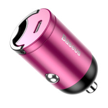 Автомобільний зарядний пристрій Baseus Tiny Star Mini QC 4.0 + PD3.0 30W Type-C 3A Рожевий