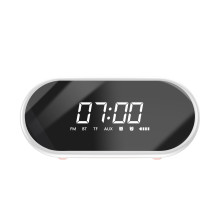 Будильник-колонка с FM радио 4в1 Baseus Encok E09 Розовый