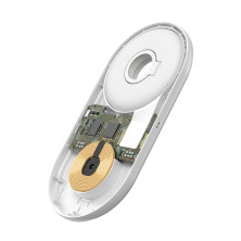 Беспроводное зарядное устройство Baseus Planet 2in1 с технологией Qi 10W MAX и адаптером 24W QC3.0 Белый