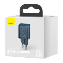Сетевое зарядное устройство Baseus Super Si QC PD3.0 20W Type-C 3A Синий