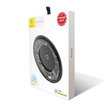 Бездротовий зарядний пристрій Baseus Simple Wireless Charger з технологією Qi 10W Прозорий
