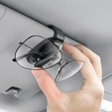 Автотримач для окулярів Baseus Platinum Eyewear Clip на сонцезахисний козирок Чорний