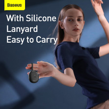 Бездротові Bluetooth навушники Baseus Encok TWS W05 з функцією бездротової зарядки Qi Чорний