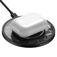Бездротовий зарядний пристрій Baseus Simple Magnetic з технологією Qi 15W 2A Прозорий