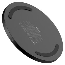 Бездротовий зарядний пристрій Baseus Simple Magnetic з технологією Qi 15W 2A Прозорий