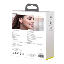 Бездротові Bluetooth навушники Baseus Encok TWS WM01 Plus з дисплеєм Рожевий