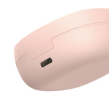 Бездротові Bluetooth навушники Baseus Encok TWS WM01 Plus з дисплеєм Рожевий
