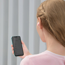 Бездротові Bluetooth навушники Baseus Encok TWS WM01 Plus з дисплеєм Рожевий