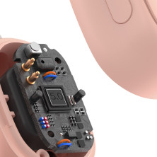 Бездротові Bluetooth навушники Baseus Encok TWS WM01 Plus з дисплеєм Рожевий