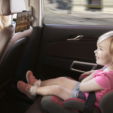 Автодержатель на подголовник Baseus Back Seat Car Fun Journey для телефона или планшета Черный
