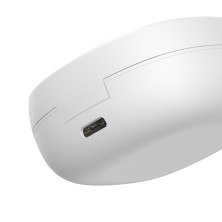 Бездротові Bluetooth навушники Baseus Encok TWS WM01 Plus з дисплеєм Білий