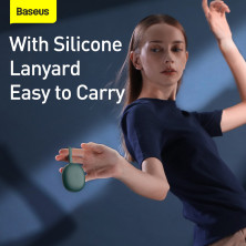 Беспроводные Bluetooth наушники Baseus Encok TWS W05 с функцией беспроводной зарядки Qi Зелёный