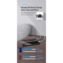 Сетевое зарядное устройство Baseus Quick GaN Travel QC4.0+PD3.0 65W USB+2Type-C 5A Черный