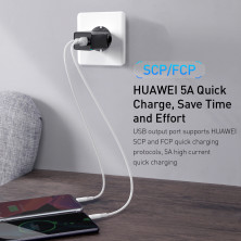 Сетевое зарядное устройство Baseus Quick GaN Travel QC4.0+PD3.0 65W USB+2Type-C 5A Черный
