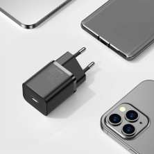 Сетевое зарядное устройство Baseus Super Si QC PD3.0 20W Type-C 3A Черный