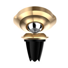 Автодержатель для телефона магнитный Baseus Small Ears в воздуховод Золотистый