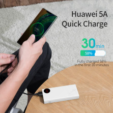 УМБ Baseus Mulight 20000mAh 45W с технологией QC3.0+PD3.0 Белый