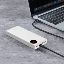 УМБ Baseus Mulight 20000mAh 45W с технологией QC3.0+PD3.0 Белый