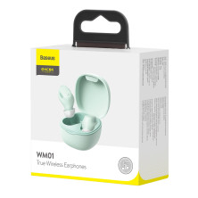 Беспроводные Bluetooth наушники Baseus Encok TWS WM01 Зелёный