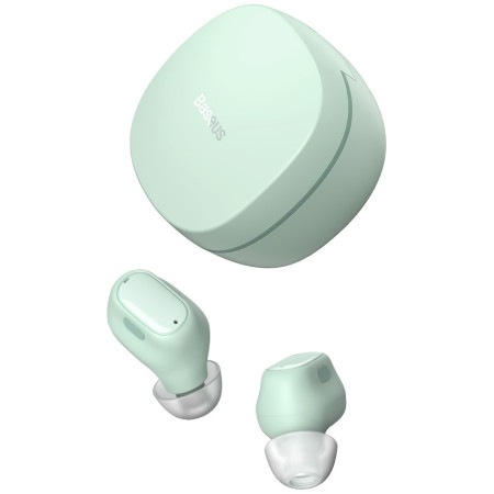 Беспроводные Bluetooth наушники Baseus Encok TWS WM01 Зелёный