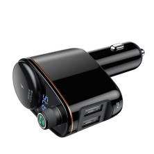 Автомобильное зарядное устройство Baseus Locomotive MP3 Car Charger 2USB 3.4A Черный