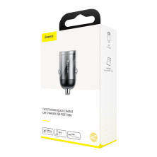 Автомобильное зарядное устройство Baseus Tiny Star Mini QC 3.0 30W USB 5A Серый
