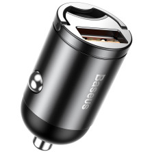 Автомобільний зарядний пристрій Baseus Tiny Star Mini QC 3.0 30W USB 5A Сірий