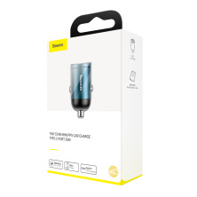 Автомобільний зарядний пристрій Baseus Tiny Star Mini QC 4.0 + PD3.0 30W Type-C 3A Блакитний