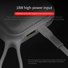 УМБ Baseus Powerful 20000mAh 18W з технологією QC3.0 + PD3.0 Білий