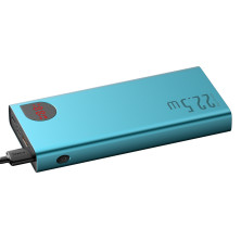 УМБ Baseus Adaman 20000mAh 22.5W с технологией QC3.0+PD3.0 Сине-Зелёный